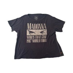 Madonna - Who's That Girl Tour 1987 Trunk Reprint - 2017 (L) Vintage T-Shirt